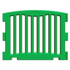 Панель модульного манежа усиленная прямая зеленая, KisPis КисПис гп230312 Леко