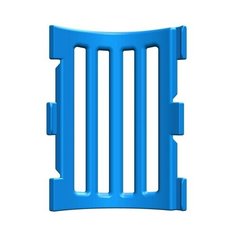 Панель модульного манежа усиленная угловая синяя, KisPis КисПис гп230301 Леко