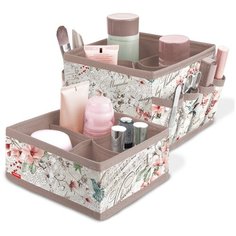 Набор органайзеров для косметики и аксессуаров, 2 шт., 15*15*12 см и 15*15*7 см, JARDIN Valiant