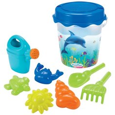 Набор д/песка ведерко с дельфином с акс. 21 см Ecoiffier ECO806
