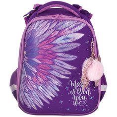 BRAUBERG Ранец Wings (229897), фиолетовый/сиреневый
