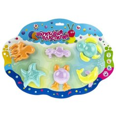 Шариковый пластилин 1Toy "Морские обитатели", на блистере (Т18298)