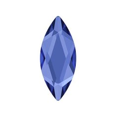 Стразы неклеевые Swarovski 8*3,5 мм, 6 шт, синий (2201)