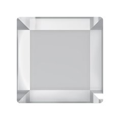 Стразы клеевые Swarovski Crystal, 10*10 мм, кристалл, 6 шт, в пакете, белый
