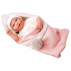 Пупс Arias Elegance, Iria, 42 см, мягкое тело, соска, одеяло, если забрать соску-плачет (Т19811)