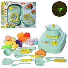 Игровая плита Shantou посуда, продукты, настоящий пар, звук, свет, 34*8*25 см (1982932)