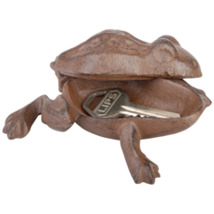 Фигурка-ключница декоративная "Лягушка" Esschert Design, 8.6 x 11 x 5.8 см