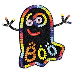 АФ 19-087 Набор для изготовления украшения-патча Бу-у-у (скери) 60*70 мм Клевер