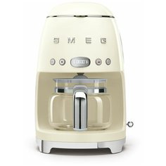 Кофеварка smeg DCF02, кремовый