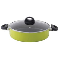 Сотейник BergHOFF Eclipse Lime 3700087, 26 см, с крышкой, зеленый