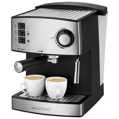 Кофеварка рожковая Clatronic ES3643, черный/нержавеющая сталь
