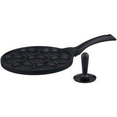 Сковорода-гриль Mallony Cotoletta, 26.5 см, черный