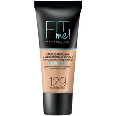 Maybelline New York Тональный крем Fit Me, 30 мл, оттенок: 129 Темно-песочный