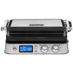 Гриль DeLonghi MultiGrill CGH 1012D, серебристый/черный