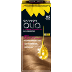 Olia стойкая крем-краска для волос, 8.0 светло-русый