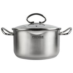 Кастрюля Rondell Edel, 3.1 л, стальной