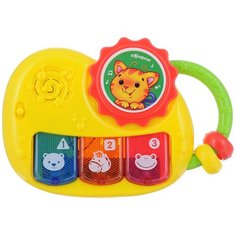 Развивающая игрушка Азбукварик Котёнок Пианино Чудесенка, мультиколор