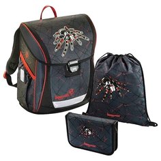 Step By Step Ранец BaggyMax Fabby Dark Spider 3 предмета (1033198), серый