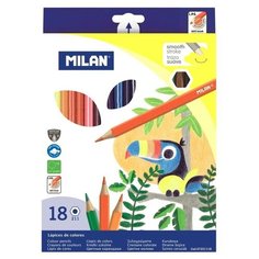 MILAN Карандаши цветные 18 цветов (7221118)
