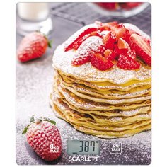 Кухонные весы Scarlett SC-KS57P34 серый/красный/желтый