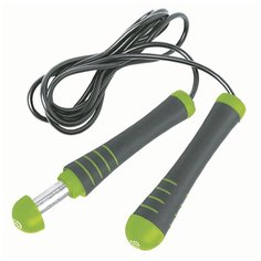 Скакалка утяжелённая Lite Weights 0133LW черный/зеленый 273 см