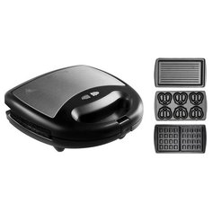 Прибор со сменными панелями REDMOND Мультипекарь RMB-M604, черный/серебристый