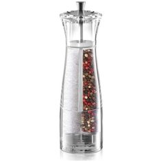 Tescoma Мельница для перца/соли Virgo 2в1 22 см прозрачный/серебристый