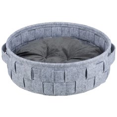 Лежак для собак и кошек TRIXIE Lennie 40х40 см серый