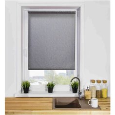 Рулонная штора LM DECOR "Жаккард" 05, 85х160см.