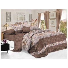 Постельное белье "LUXOR" из поплина; 43 (80м) А/В; размер 2.0 евро простыня Бояртекс