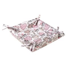 Текстильная ваза "Радушная хозяйка" бязь, Французский десерт; размер 18 х 18 Традиция