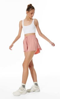 Stradivarius Спортивные Шорты Свободного Кроя Приглушенно-Розовый L