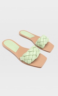 Stradivarius Сандалии С Плетеными Деталями Multicolor 41