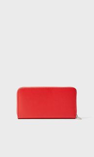 Stradivarius Базовый Кошелек С Молнией Красный 103