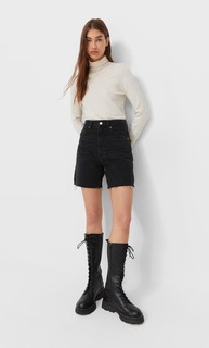 Stradivarius Свитер С Высоким Воротником Цвет Камня L