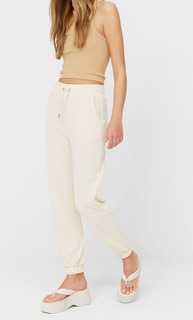 Stradivarius Спортивные Брюки Из Мягкой Ткани Ванильный L