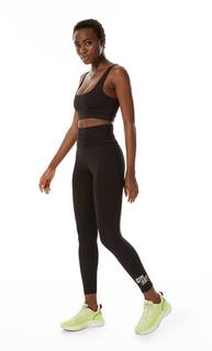 Stradivarius Спортивный Бюстгальтер Черный Xl