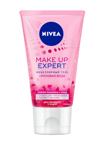 Мицеллярный гель + розовая вод NIVEA