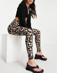 Зауженные брюки с леопардовым принтом Vila-Multi