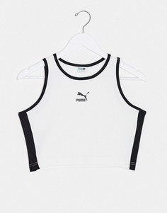 Белый кроп-топ Puma Classics T7
