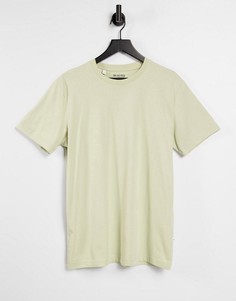 Светло-зеленая футболка Selected Homme "The Perfect Tee"-Зеленый цвет