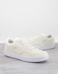 Кремовые кроссовки Nike Court Vintage-Белый