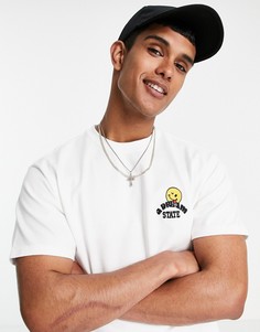 Белая футболка с круглым логотипом на спине и принтом "Dream State" в винтажном стиле Levis-Белый Levis®