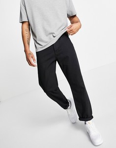 Черные джинсы свободного кроя Topman-Черный