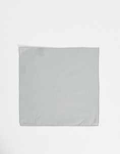 Льняной квадратный платок Gianni Feraud-Голубой