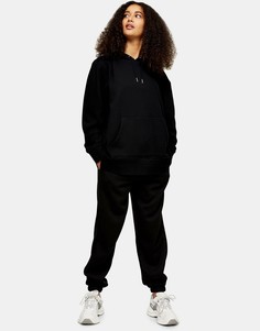 Черные oversized-джоггеры в стиле 90-х Topshop-Черный цвет