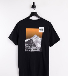 Черная футболка The North Face North Postcard – эксклюзивно на ASOS-Черный цвет