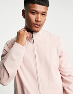 Розовая строгая олимпийка от комплекта ASOS DESIGN-Розовый цвет