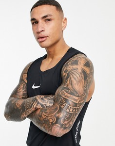 Черная майка Nike Aeroadapt-Черный