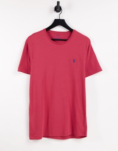 Красная футболка с логотипом в виде игрока поло Polo Ralph Lauren-Красный